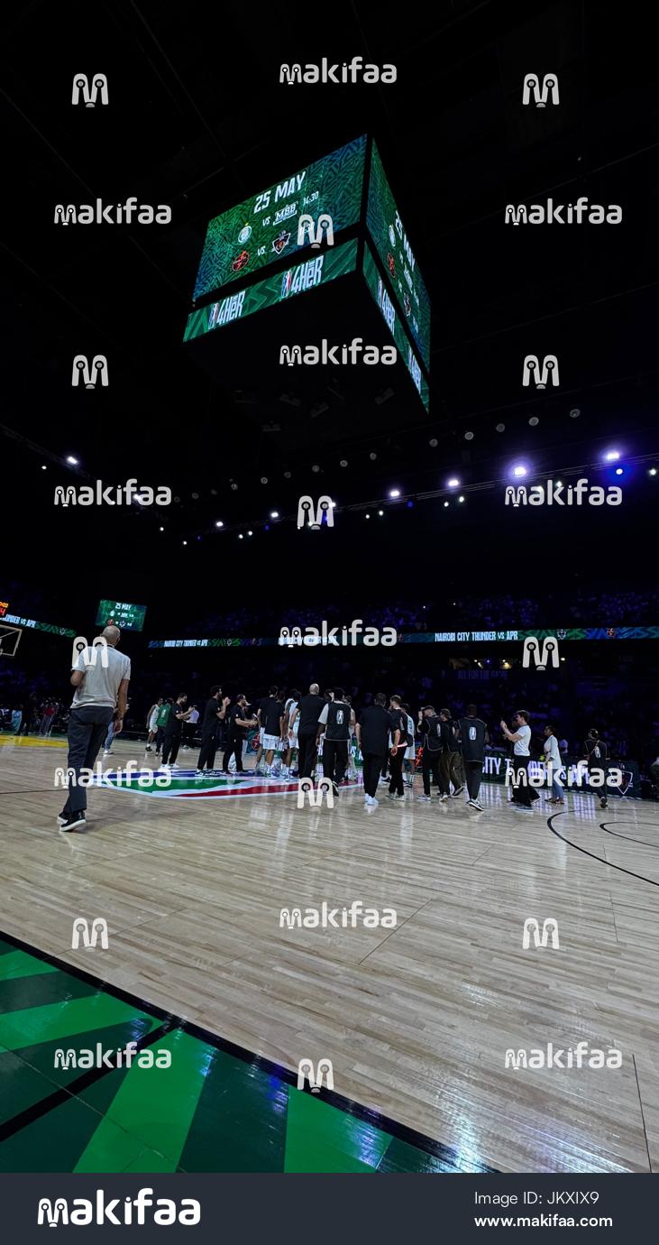 Arène BK pendant le BAL 2025, qui s'échauffe avant le début du match