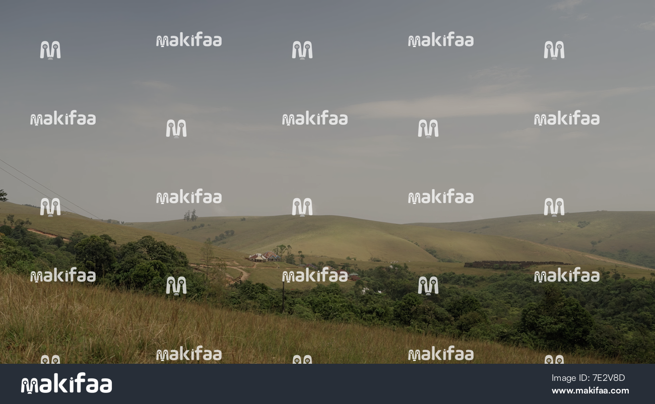 View of the hills under a clear sky 