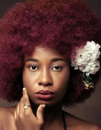 Afro hair queen 