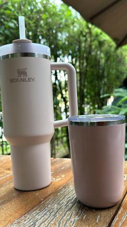 Chombo cha kioevu cha chapa ya Beige Stanley 
