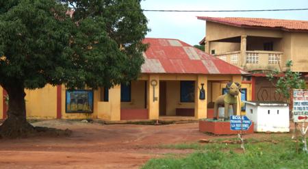 Palácio Real em Bohicon na estrada para Tindji