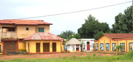 Palácio Real em Bohicon a caminho de Tindji, no Benim