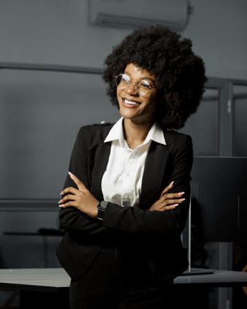 Portrait of a young girl in a jacket with a beautiful smile 
