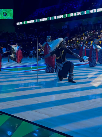 Rwandan Traditional Dance during Live performance at BK Arena Rwanda 