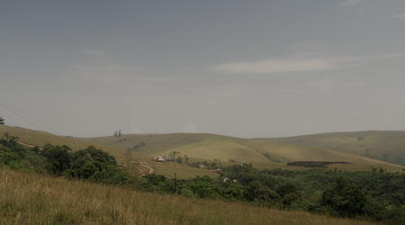 View of the hills under a clear sky