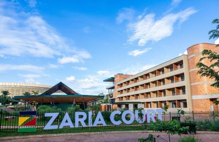 Mwonekano wa nje wa mahakama ya Zaria ukiangaziwa na mchana